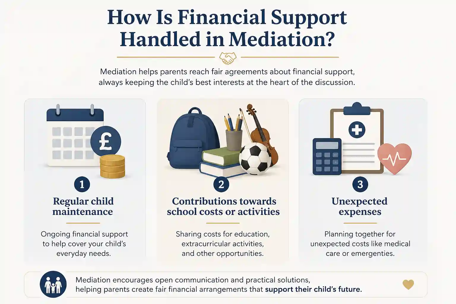 How Is Financial Support Handled in Mediation Kettering