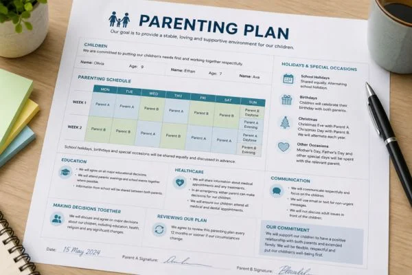 Understand parenting plans Kettering